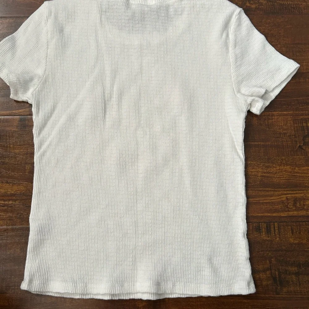 White Cat Print T-Shirt for Pets